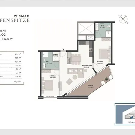 Hafenspitze App 27 Apartment *
